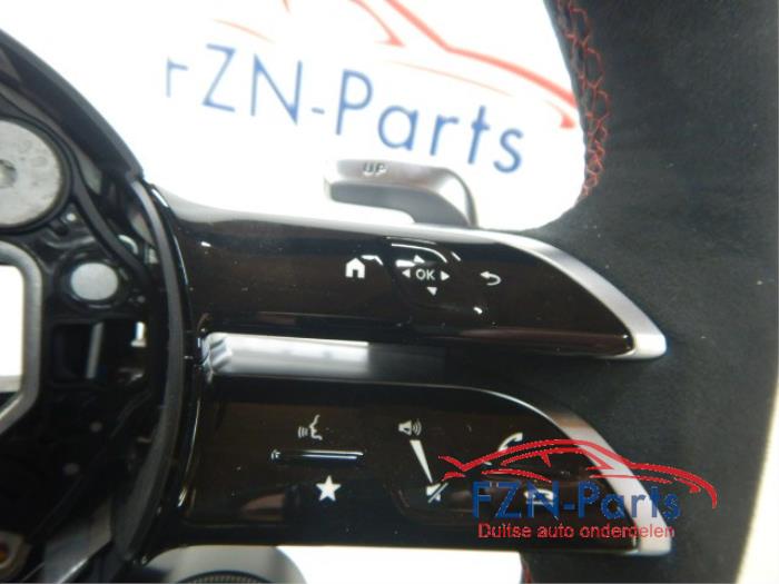 Mercedes-Benz C63 E63 AMG Stuur Leer Alcantara MF+F1+Airbag Rood stiksel
