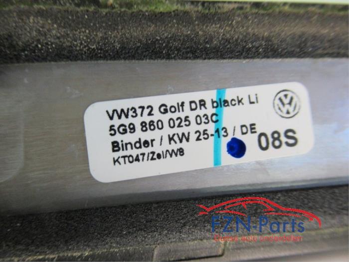 VW Golf 7 Variant Dakdragers Mat-Zwart L+R 0-Editie