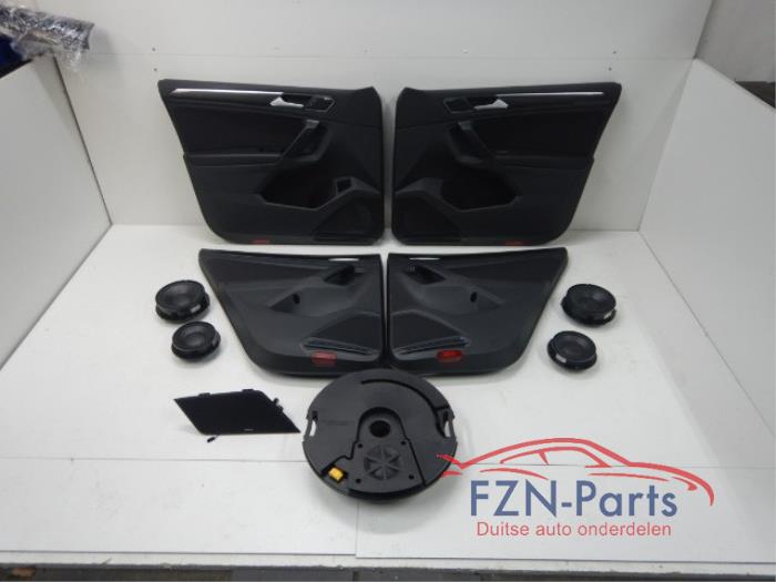 VW Tiguan 5NA Deurpanelen Leer-Stof Dynaudio Speaker set
