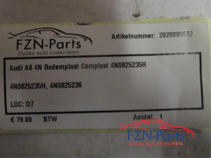 Beschermplaat bodem Audi A8 (22745253)