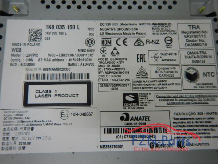 Radio CD Speler Volkswagen Caddy (22739695)