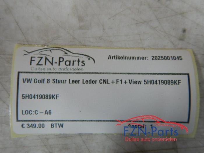 VW Golf 8 Stuur Leer Leder CNL+F1+View