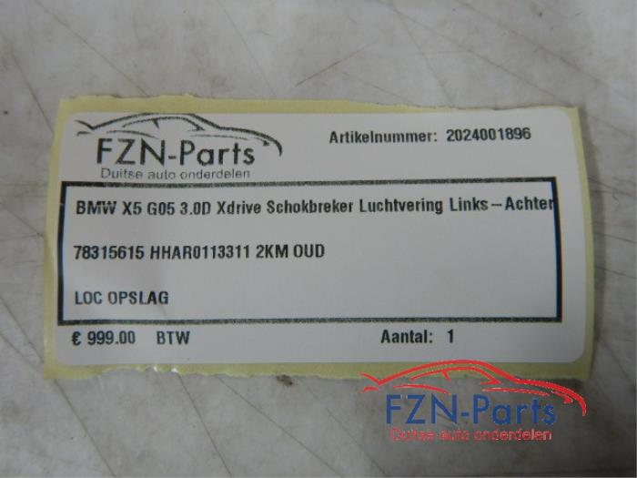 Schokdemper links-achter BMW Diversen (22740895)