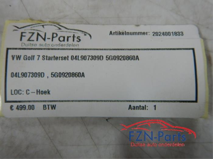 VW Golf 7 Starterset