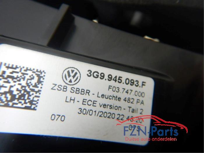 Achterlicht links Volkswagen Passat (22725043)