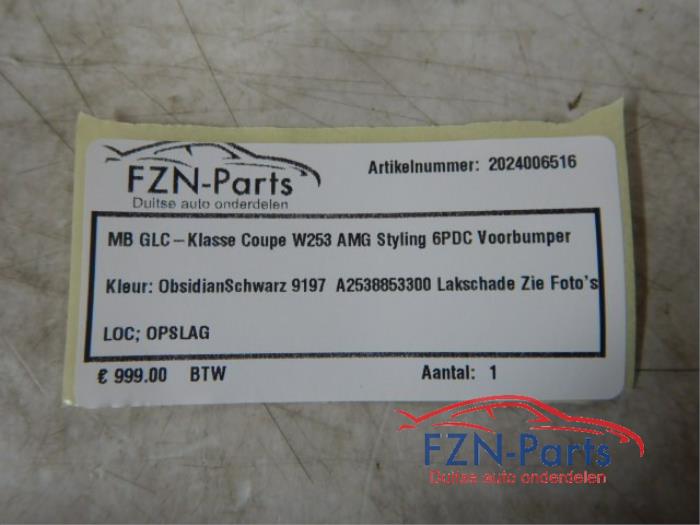 Mercedes-Benz GLC Coupe W253 AMG Styling 6PDC Voorbumper A
