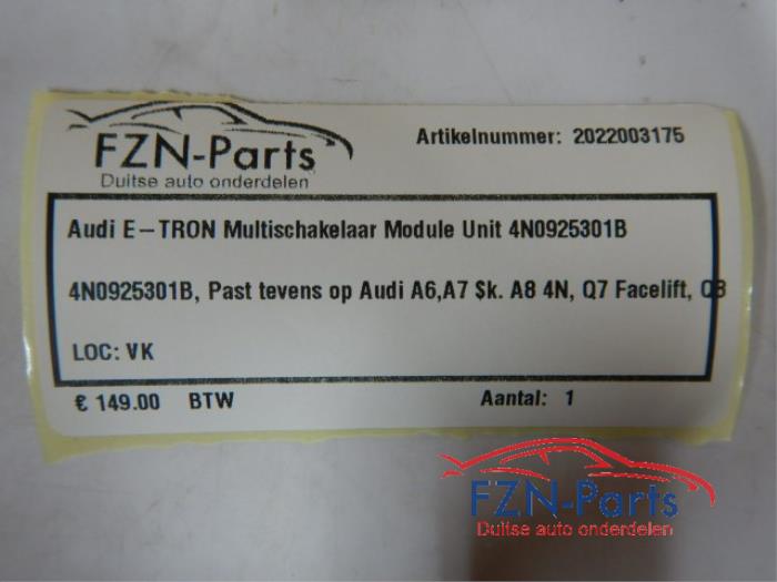 Audi E-Tron Multischakelaar Module Unit
