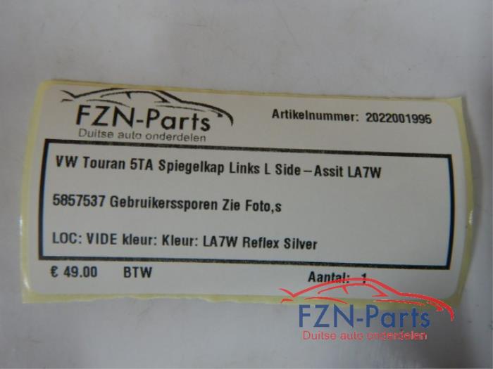 Spiegelkap links Volkswagen Touran (22726002)