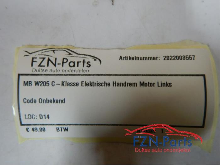 Handrem motor Mercedes C-Klasse (22744693)