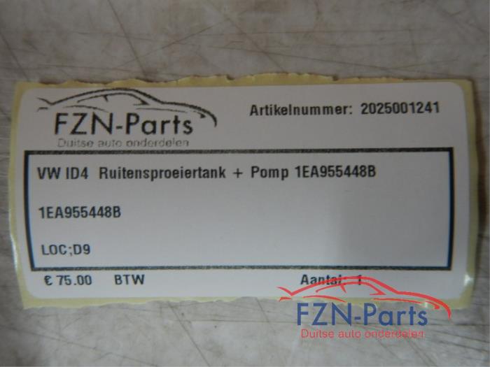 VW ID4 Ruitensproeiertank+Pomp