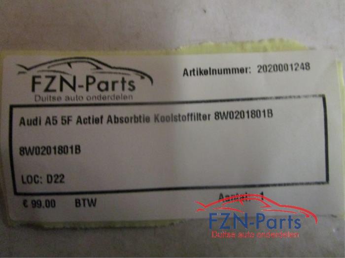 Audi A5 5F Actief Absorbtie Koolstoffilter
