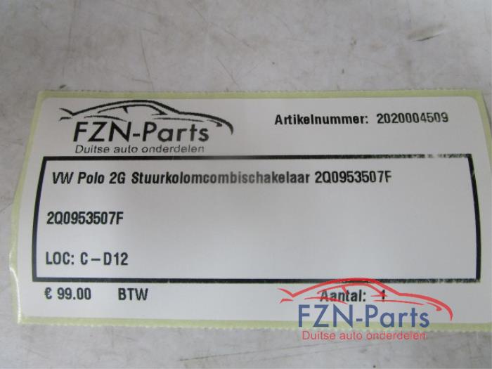 VW Polo 2G Stuurkolomcombischakelaar