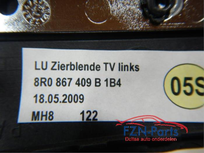 Audi Q5 8R Sierlijsten Portieren Set Bruin Glans