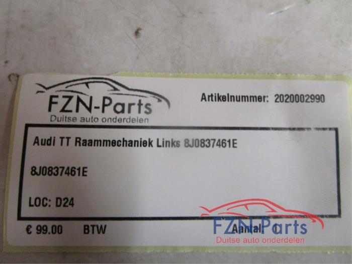 Ruitmechaniek 2Deurs rechts-voor Audi TT (22740541)