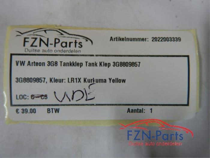 VW Arteon 3G8 Tankklep Tank Klep