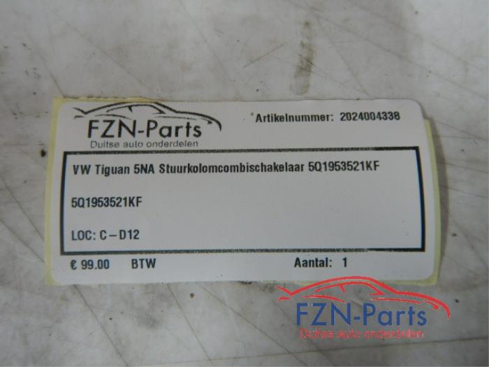Combischakelaar Stuurkolom Volkswagen Tiguan (22733310)