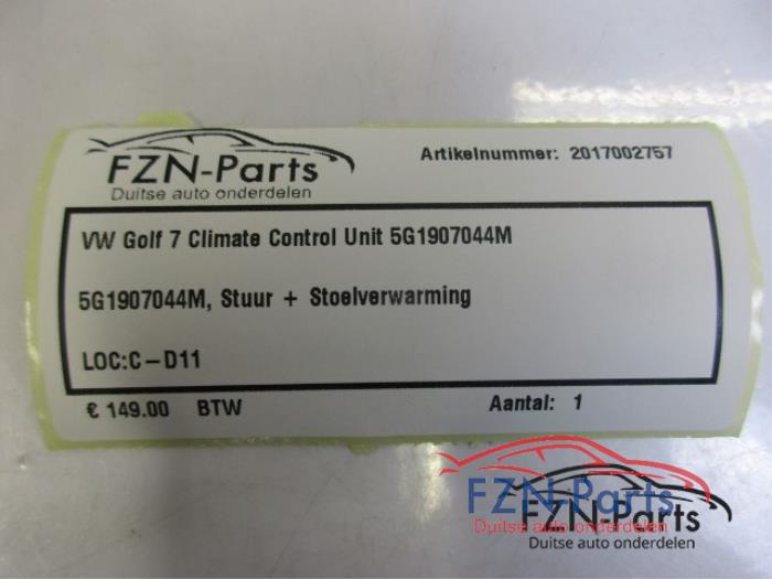 VW Golf 7 Climate Control Unit