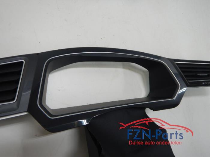 VW Tiguan 5NA Facelift Inleg Digitale Teller Dashboard Luchtrooster