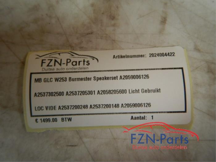 Mercedes-Benz GLC-Klasse W253 Burmeister Speakerset