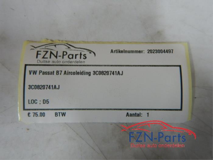 VW Passat B7 Aircoleiding