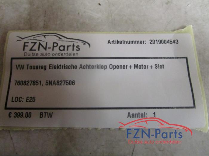 Achterklep motor Volkswagen Touareg (22741048)