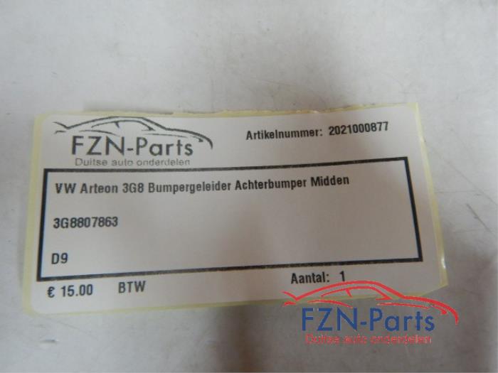 VW Arteon 3G8 Bumpergeleider Achterbumper Midden
