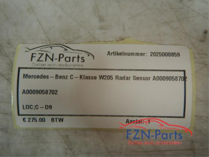 Mercedes-Benz C-Klasse W205 ACC Radar Sensor