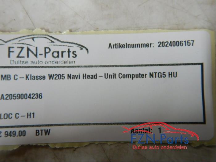 Regelunit Multi Media Mercedes C-Klasse (22745206)