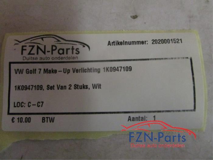 Binnenverlichting voor Volkswagen Golf (22742291)