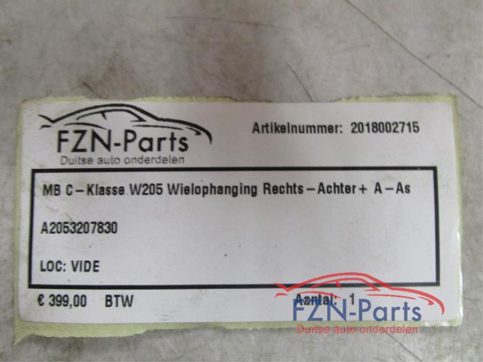 Wielophanging rechts-achter Mercedes C-Klasse (22729606)