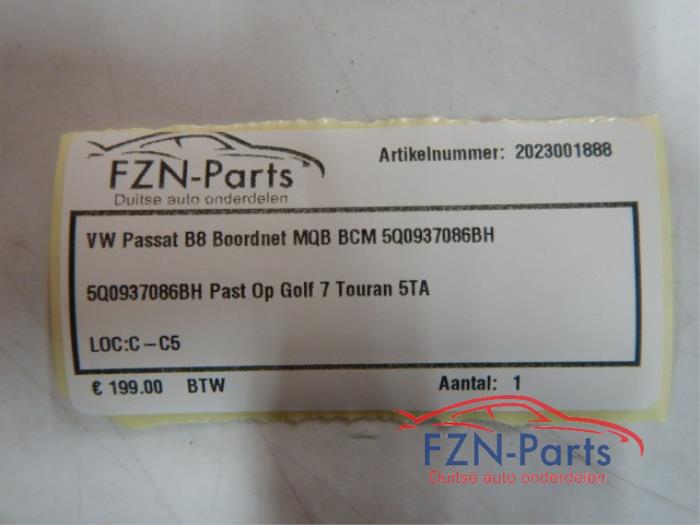 VW Passat B8 Boordnet MQB BCM