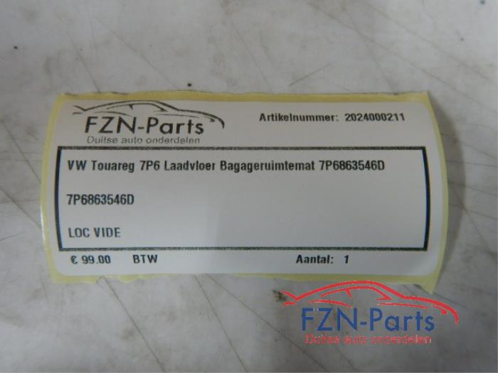 VW Touareg 7P6 LaadVloer Bagageruimtemat