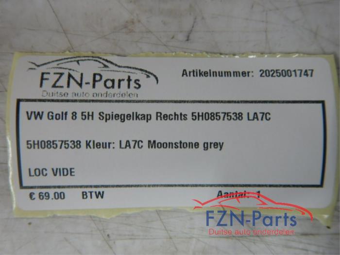 Spiegelkap rechts Volkswagen Golf (22726097)
