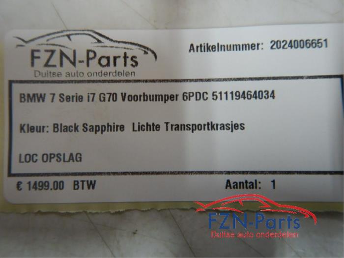Voorbumper BMW Diversen (22721785)