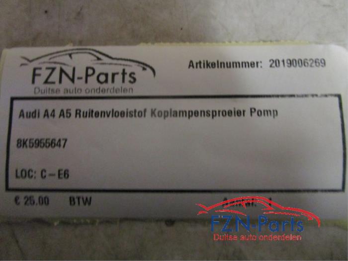 Pomp koplampsproeier Audi A4 (22740943)