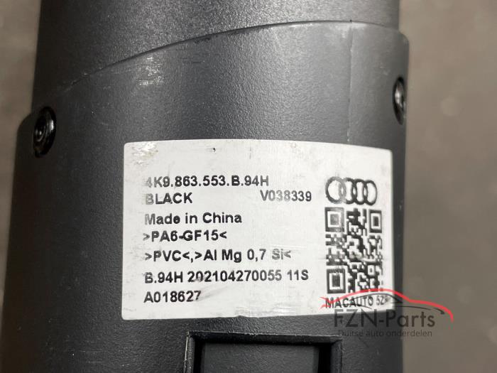 Audi A6 4K Avant Afdekzeil Rollo Bagageruimte Zwart