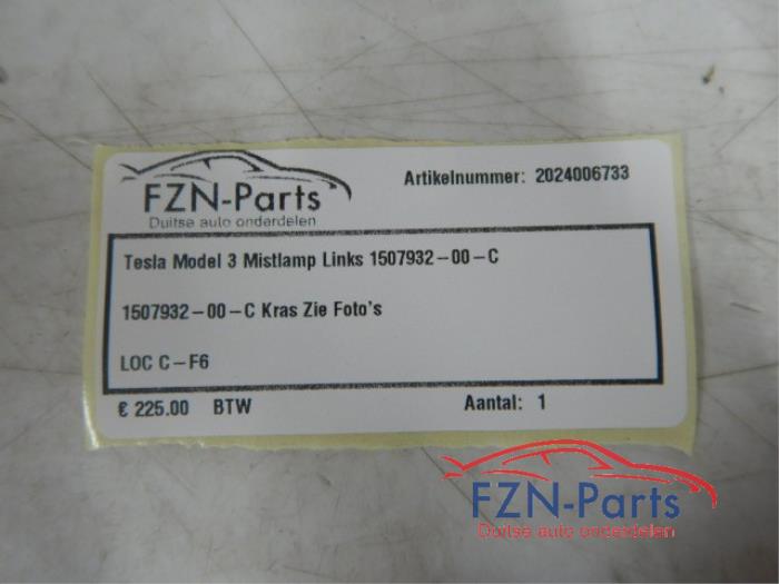 Tesla Model 3 Mistlamp Links