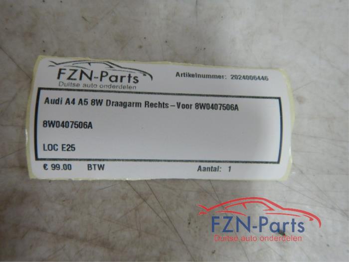 Audi A4 A5 8W Draagarm Rechts-voor
