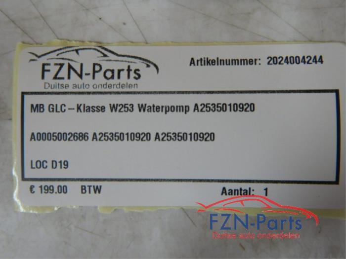 Waterpomp Mercedes GLC-Klasse (22729312)