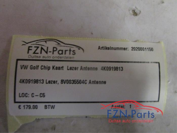 VW Golf 7 Chip Kaart Lezer Antenne