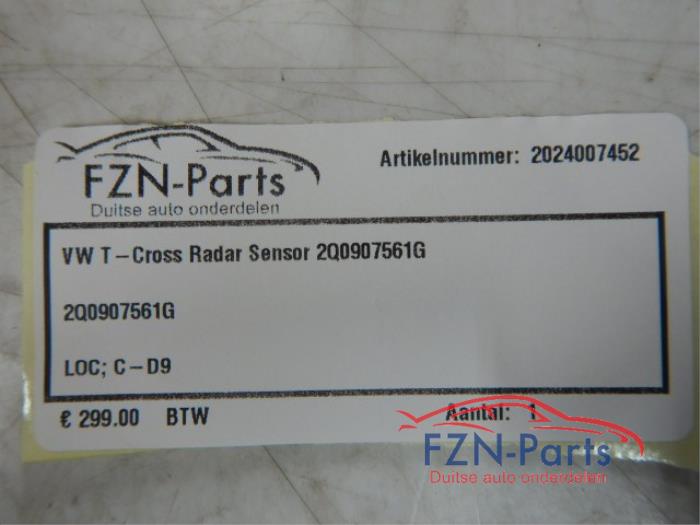 Radar sensor Volkswagen T-Cross (22745528)