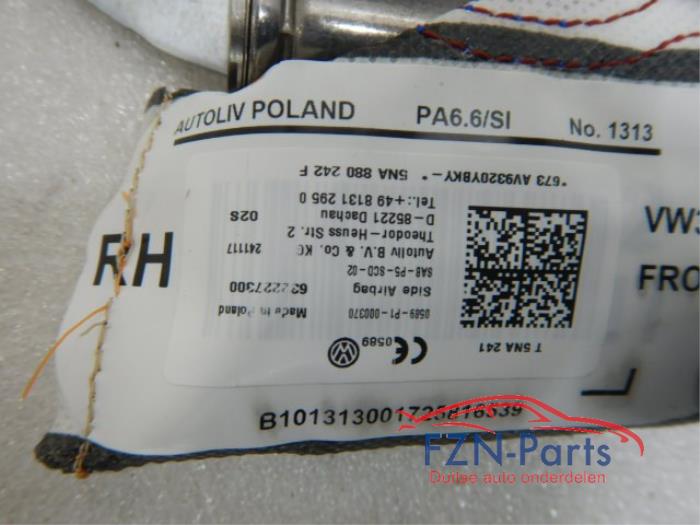 VW Tiguan 5NA Stoelairbag Rechts