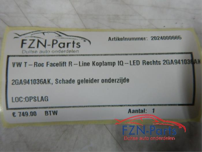 Koplamp rechts Volkswagen T-Roc (22722902)