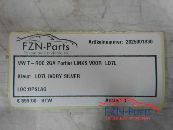 Portier 4Deurs links-voor Volkswagen T-Roc (22741724)