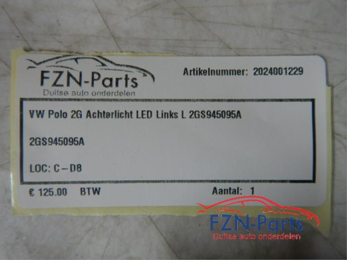 VW Polo 2G Achterlicht LED Links L