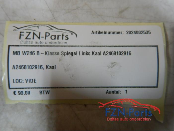 Mercedes-Benz B-Klasse W246 Spiegel Links Kaal