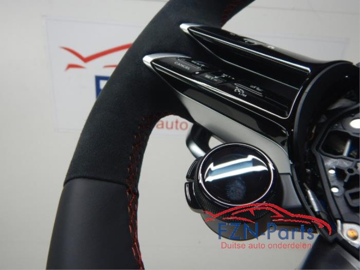Mercedes-Benz C63 E63 AMG Stuur Leer Alcantara MF+F1+Airbag Rood stiksel