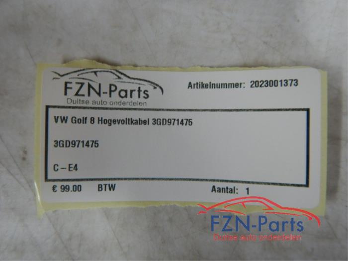 VW Golf 8 Hoogvoltkabel