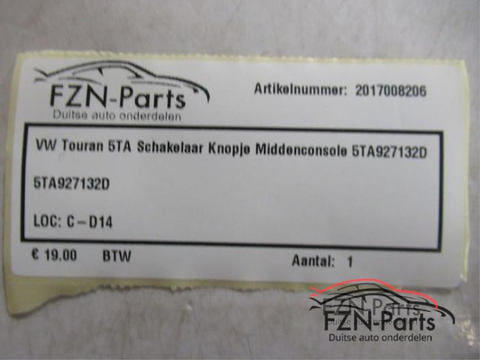 Schakelaar (diversen) Volkswagen Touran (22742838)