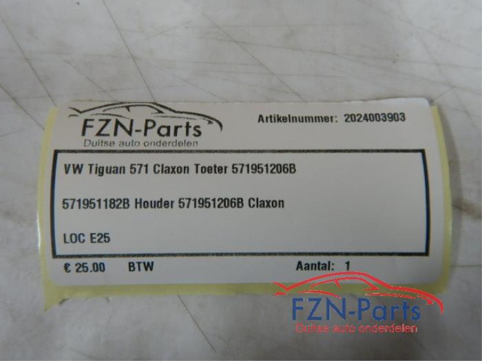 VW Tiguan 571 Claxon toeter